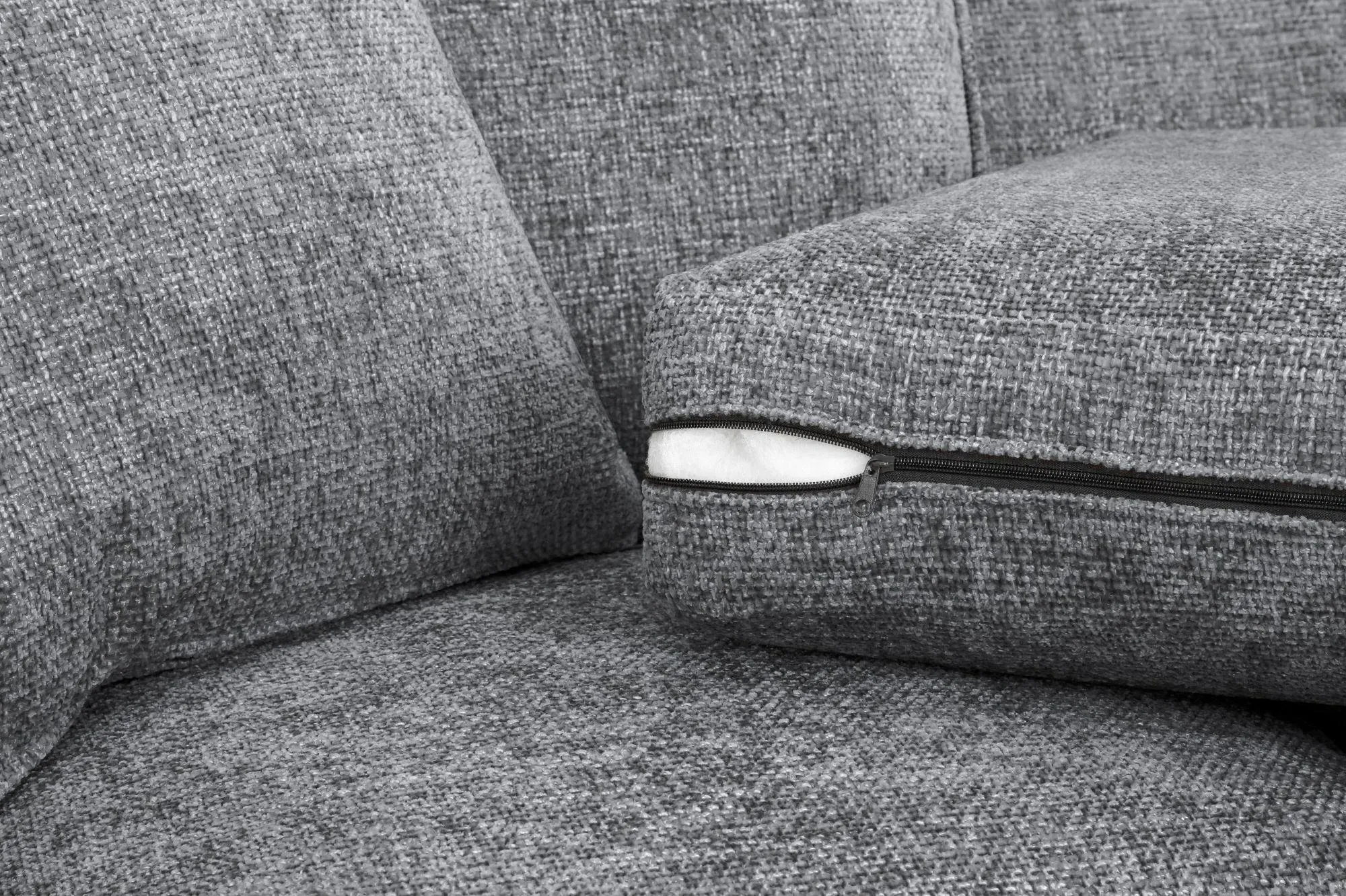 Nebraska 2-Seater Sofa - Slate Grey, Fabric