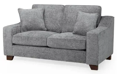 Nebraska 2-Seater Sofa - Slate Grey, Fabric