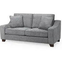 Nebraska 3-Seater Sofa - Slate Grey, Fabric