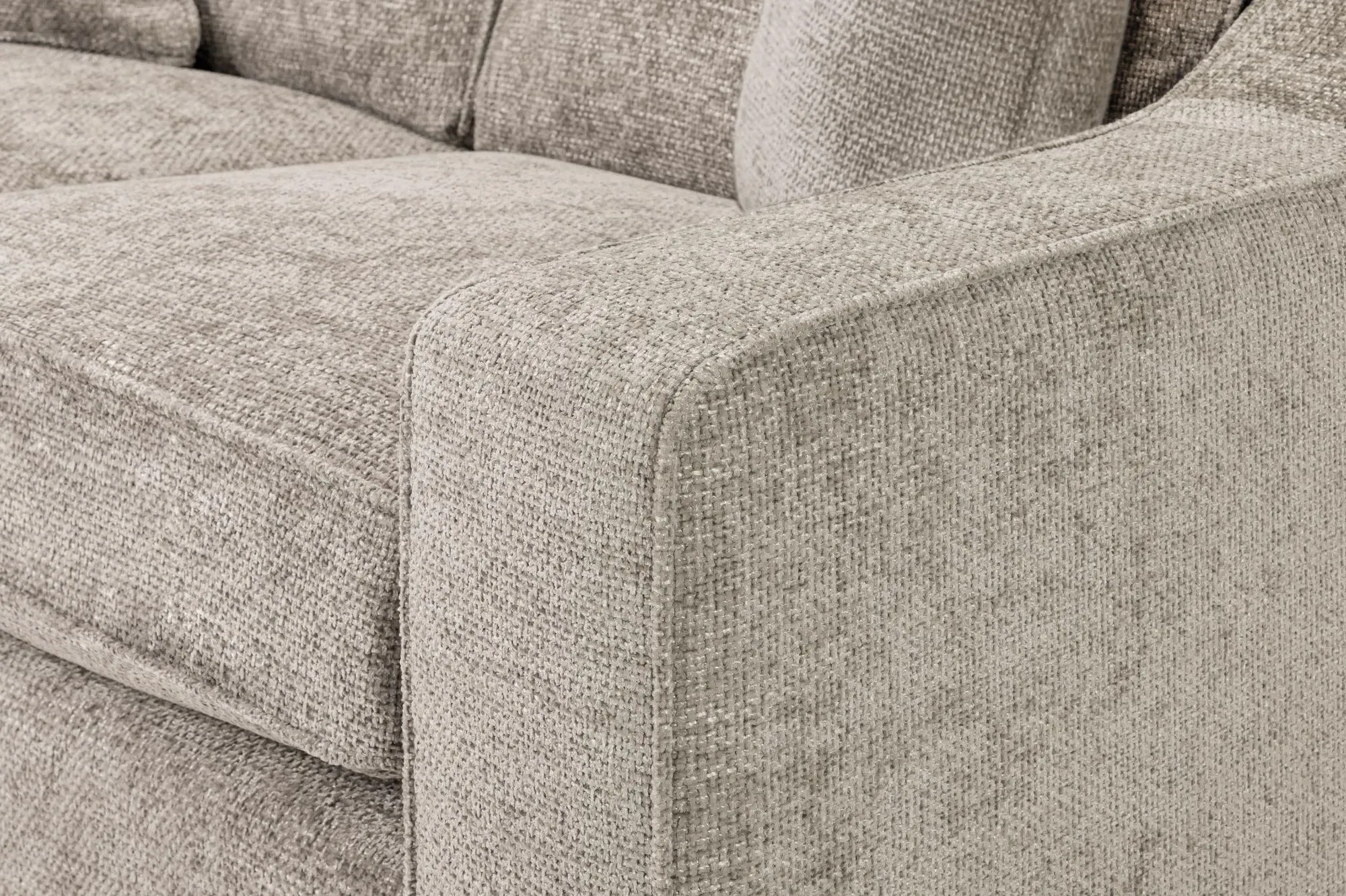Nebraska Fabric Armchair - Beige