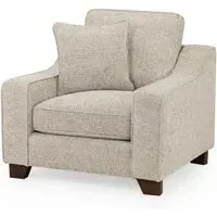 Nebraska Fabric Armchair - Beige