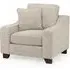 Nebraska Fabric Armchair - Beige