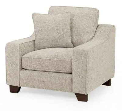Nebraska Fabric Armchair - Beige image