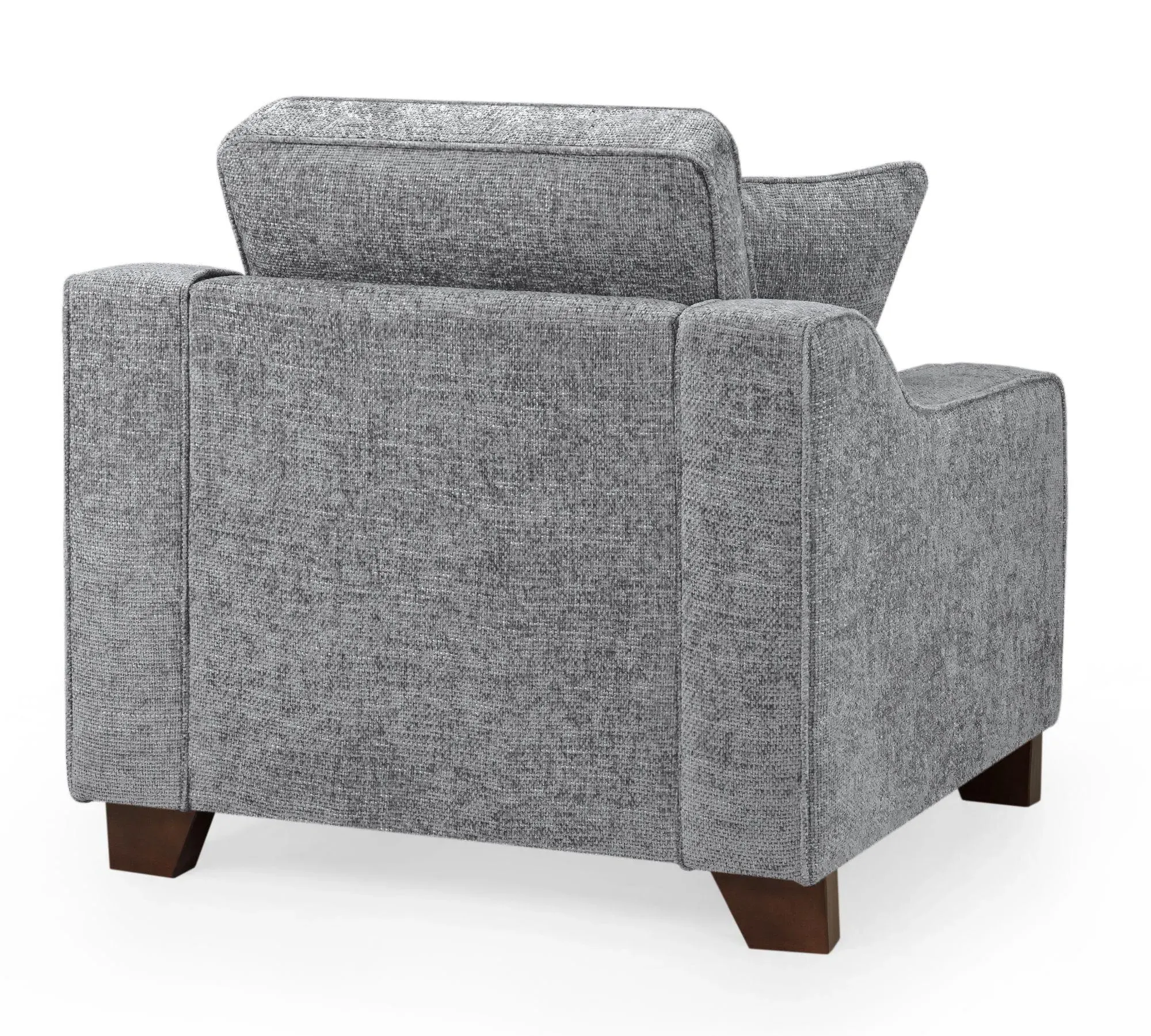 Nebraska Fabric Armchair - Slate Grey