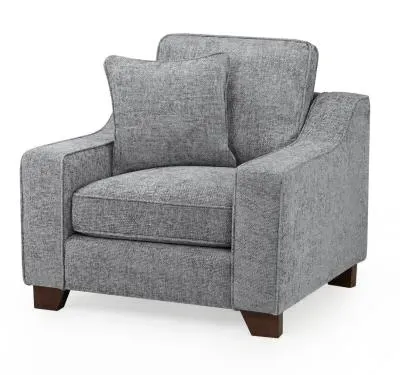 Nebraska Fabric Armchair - Slate Grey image