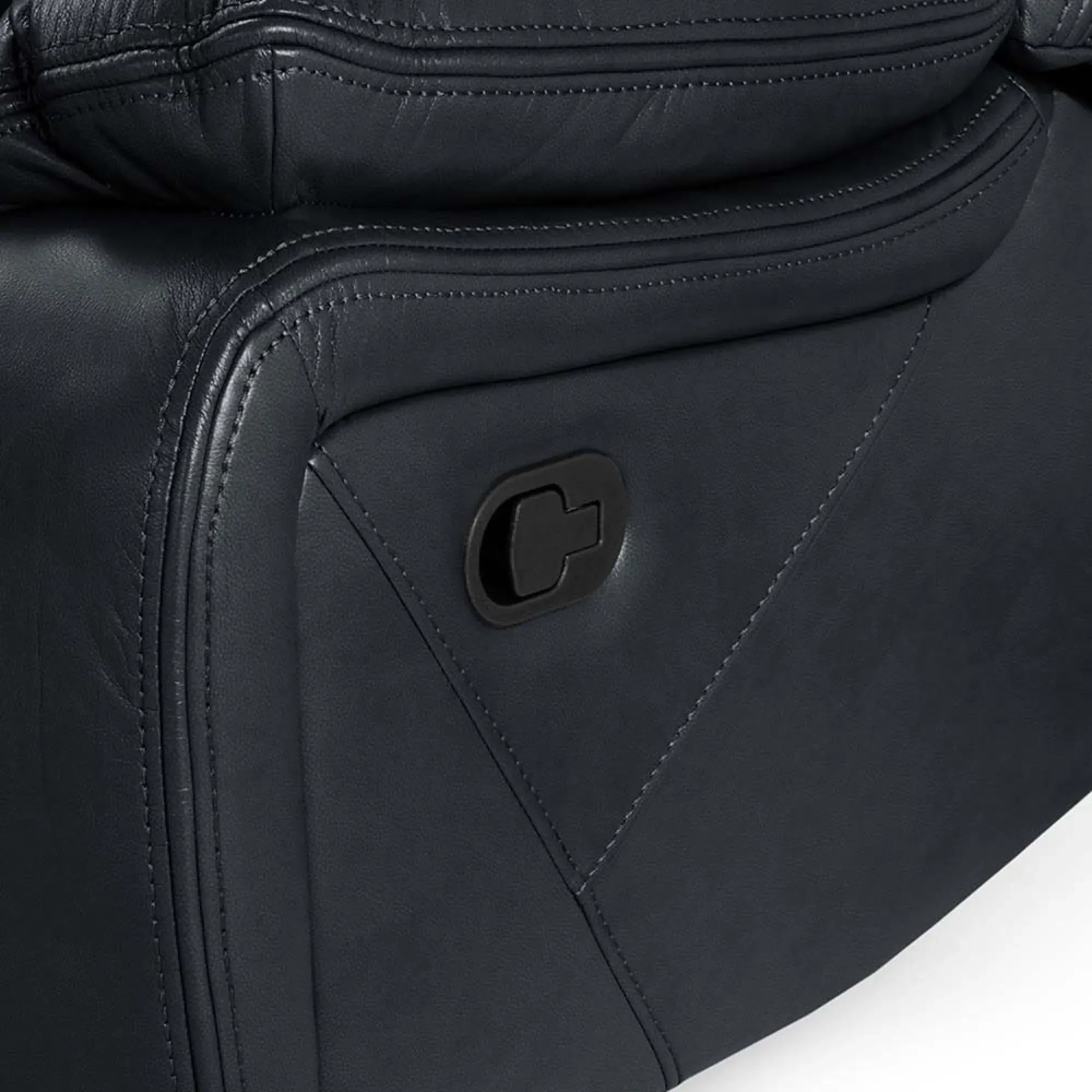 Novie Armchair - Black, Faux Leather