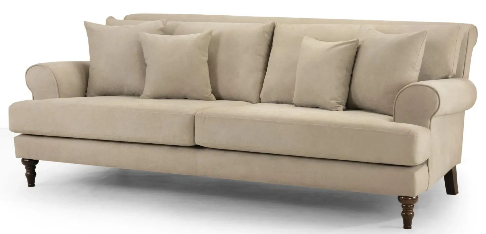 Summer 4-Seater Sofa - Beige, Fabric