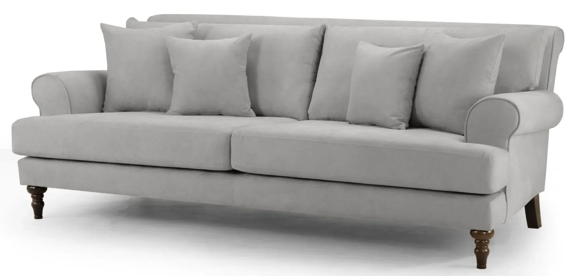 Summer 4-Seater Sofa - Grey, Fabric