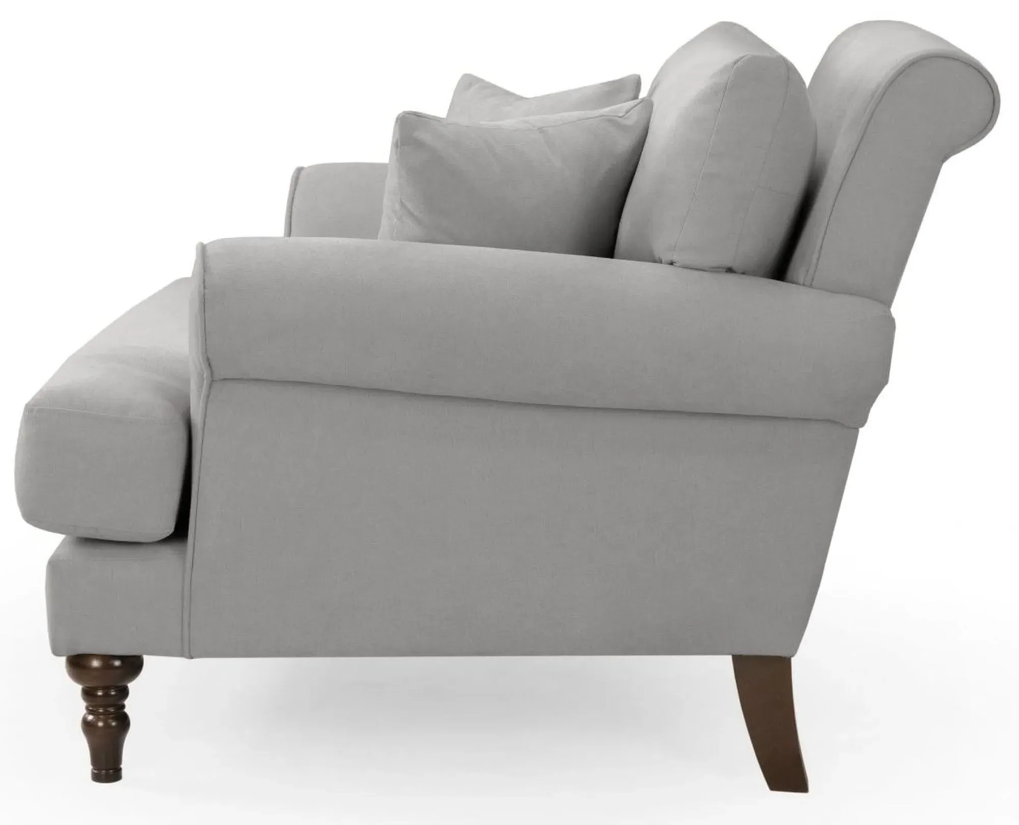 Summer 4-Seater Sofa - Grey, Fabric