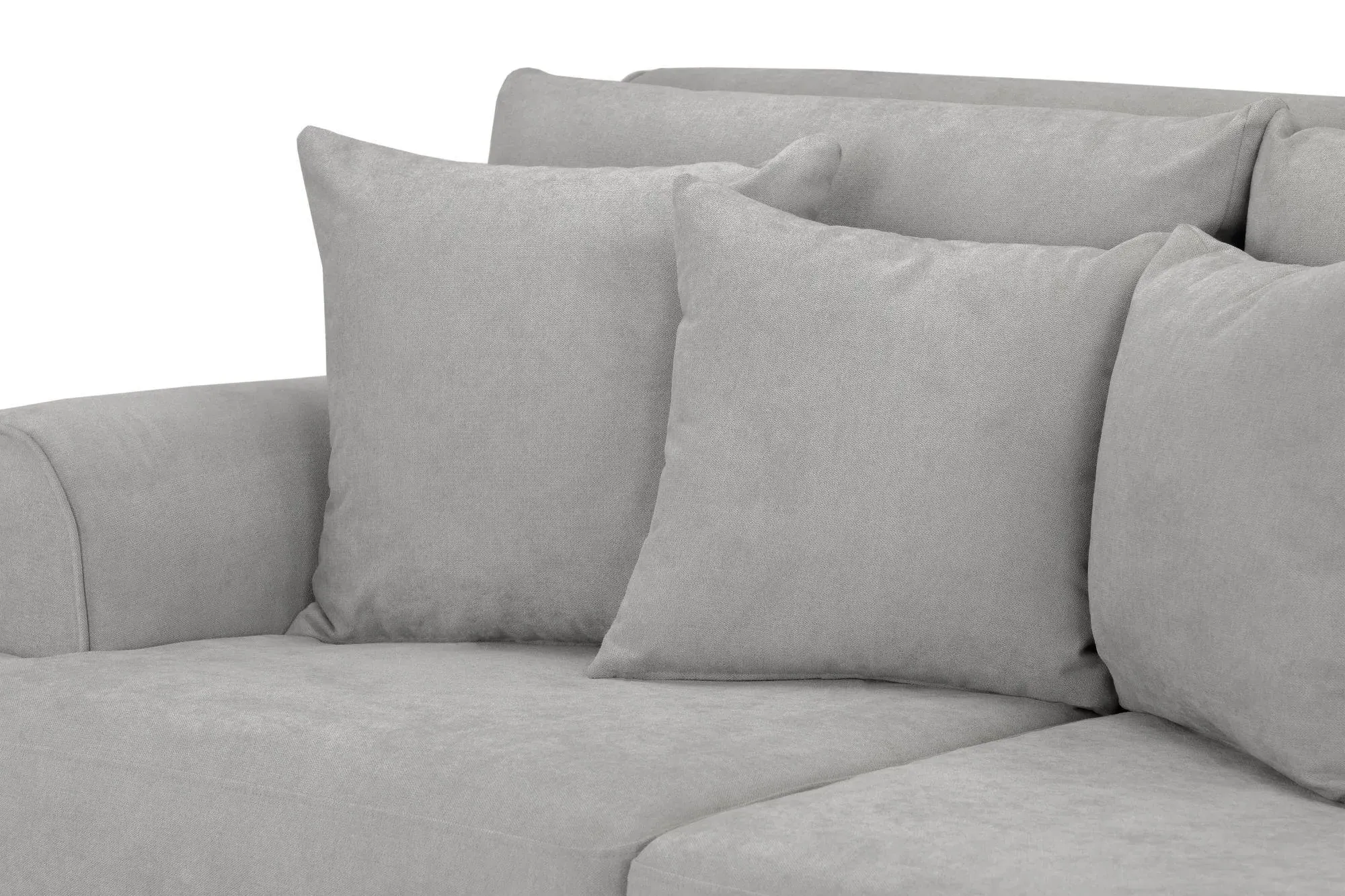 Summer 4-Seater Sofa - Grey, Fabric