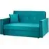 Viva Plush 3-Seater Sofa Bed with Storage - Teal
