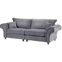 Windsor Fullback 4-Seater Sofa - Grey