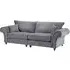 Windsor Fullback 4-Seater Sofa - Grey