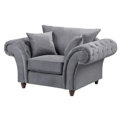 Windsor Fullback Armchair - Grey image