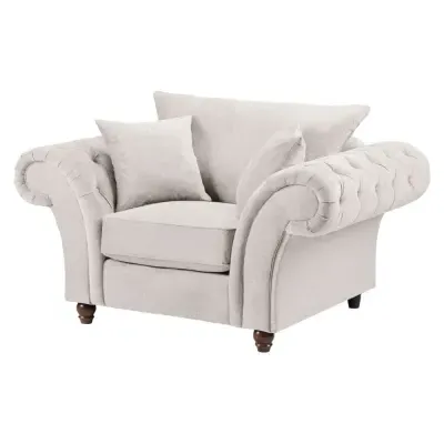 Windsor Fullback Armchair - Stone