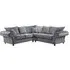 Windsor Fullback Large Corner Sofa - Grey