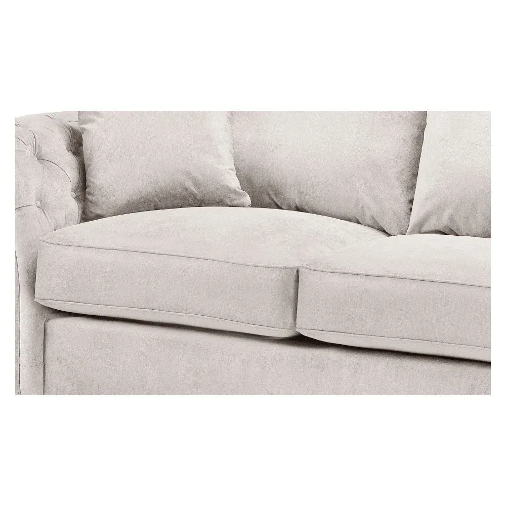 Windsor Fullback Large Corner Sofa - Stone