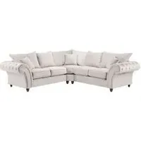 Windsor Fullback Large Corner Sofa - Stone