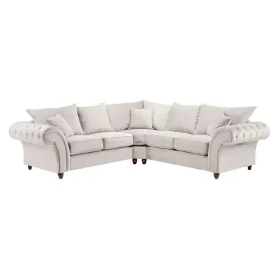 Windsor Fullback Large Corner Sofa - Stone