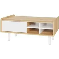 Aarhus Coffee Table - White, Oak