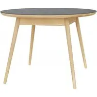 Aarhus Round Dining Table - Anthracite, Oak