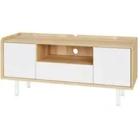 Aarhus TV Unit - White, Oak