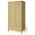 Alwin 2 Door 1 Drawer Double Wardrobe - Oak