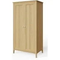 Alwin 2 Door Wardrobe - Oak