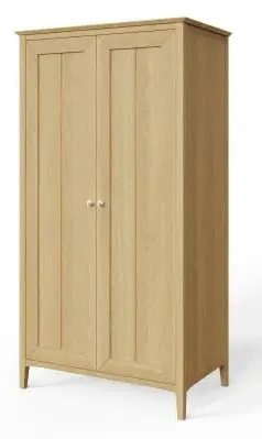 Alwin 2 Door Wardrobe - Oak