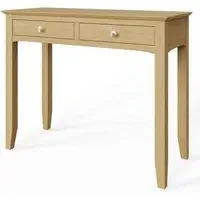 Alwin 2 Drawer Dressing Table - Oak