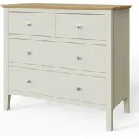Alwin 2+2 Drawer Chest - Grey