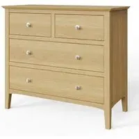 Alwin 2+2 Drawer Chest - Oak
