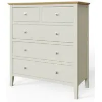 Alwin 2+3 Drawer Chest - Grey Painted