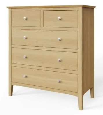 Alwin 2+3 Drawer Chest - Oak