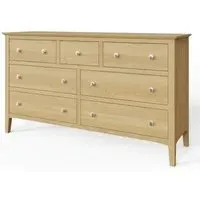 Alwin 3+4 Drawer Chest - Oak