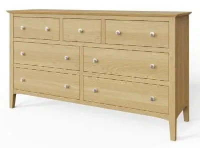 Alwin 3+4 Drawer Chest - Oak