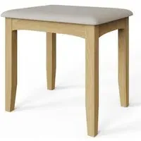 Alwin Dressing Stool - Oak
