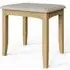 Alwin Dressing Stool - Oak