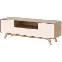 Ashton 160cm TV Unit - White Oak