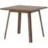 Ashton 2-Seater Square Dining Table - Smoked Oak