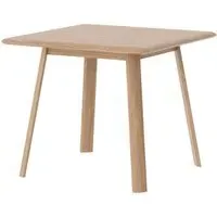 Ashton 2-Seater Square Dining Table - White Oak