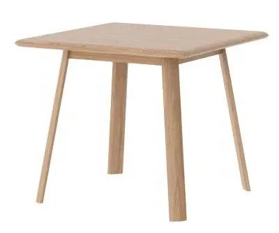 Ashton 2-Seater Square Dining Table - White Oak