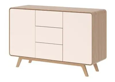 Ashton Medium 2 Door Sideboard - White Oak