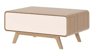 Ashton Storage Coffee Table - White Oak