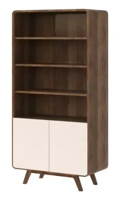 Ashton Tall Display Unit - Smoked Oak image