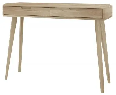Bergen 2 Drawer Console Table - Scandinavian Oak image
