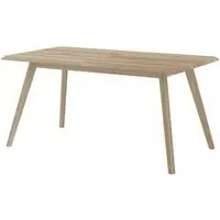 Bergen 6 Seater Extending Dining Table - Scandinavian Oak