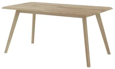 Bergen 6 Seater Extending Dining Table - Scandinavian Oak image