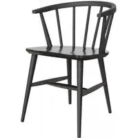 Bergen Dining Armchair - Black, Oak