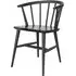 Bergen Dining Armchair - Black, Oak